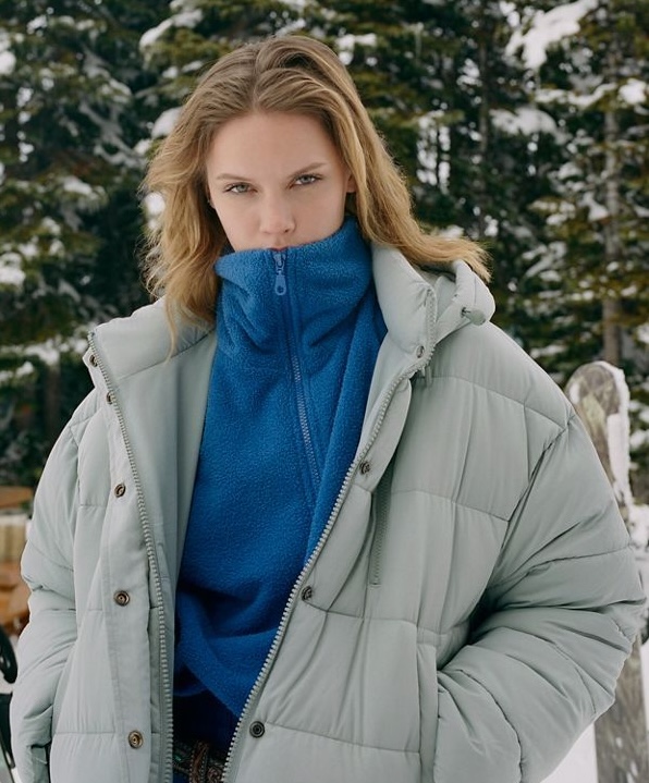 A woman with a jacket